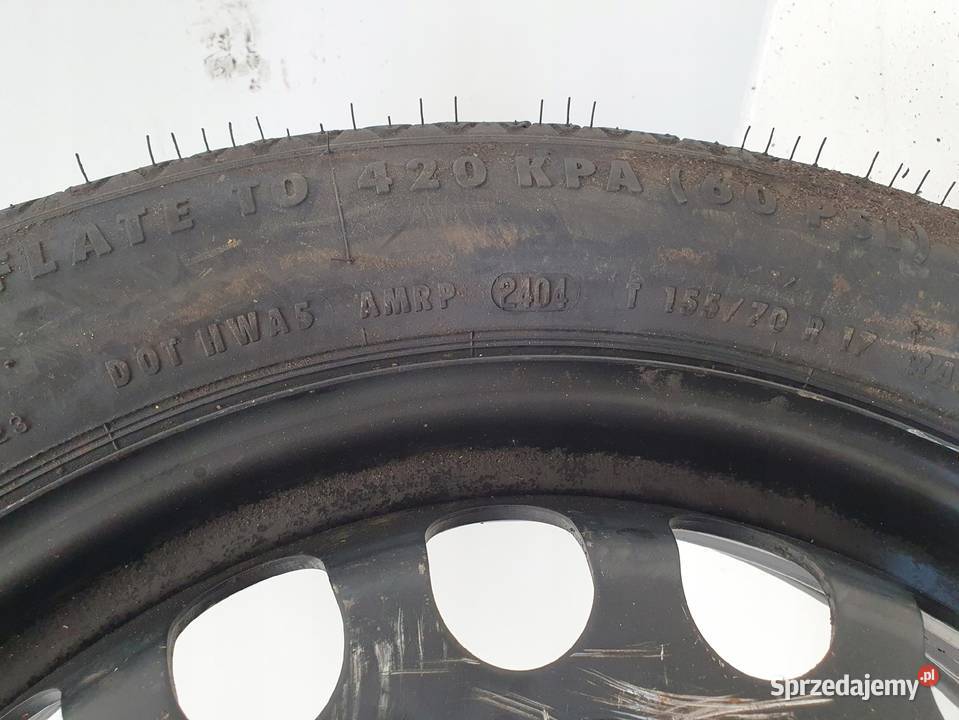 KOŁO DOJAZDOWE Mercedes W211 C219 15570 R17 Chełm