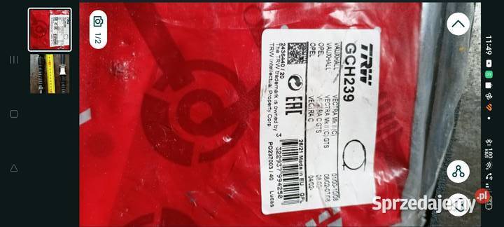 Linka hamulca ręcznego Opel Vectra C Teodory