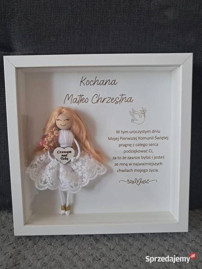 Podziękowania Rodziców Chrzestnych komunia Siedlce
