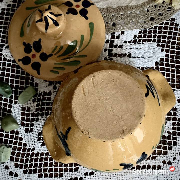 Cukiernica naczynie ceramika robiona ręcznie