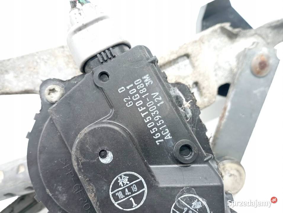 MECHANIZM WYCIERACZEK PRZÓD EUROPA Honda Jazz Rok produkcji 2010 sprzedam