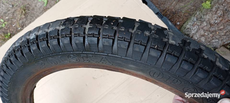 Opona 350x19 zabytkowa Chodzież