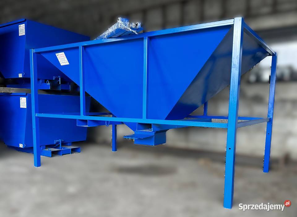 Kosz przyjęciowy zasypowy do big bag Magazynowanie Niedrzew Pierwszy sprzedam