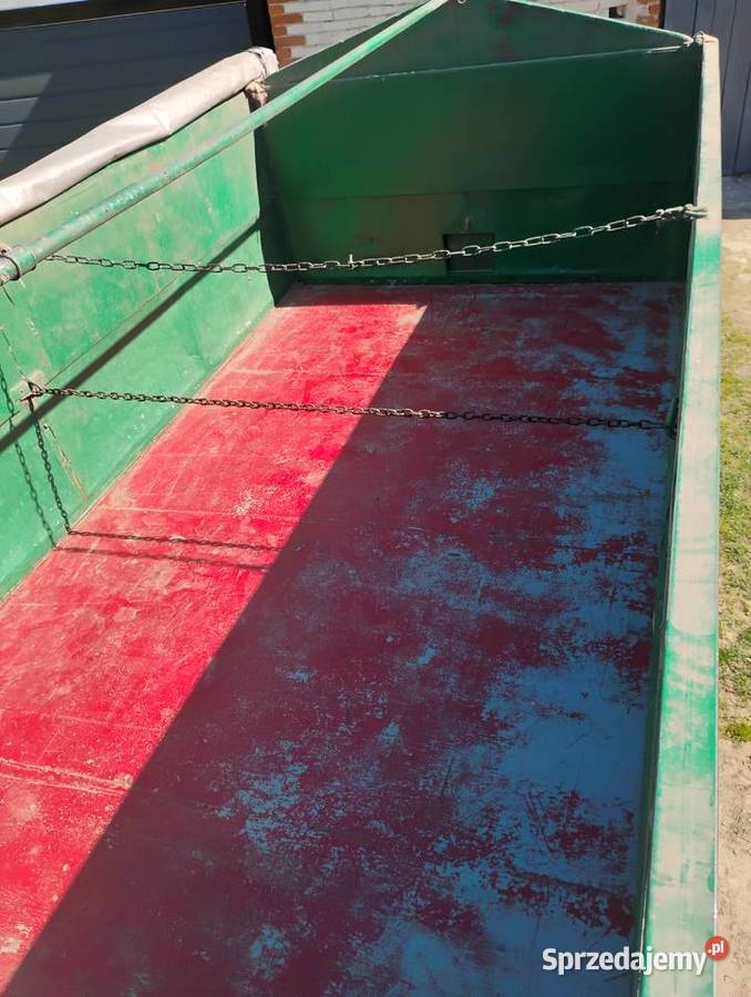 Przyczepa 45 t Pom Goleniów d47 d732 nieuszkodzony Stryjno-Kolonia