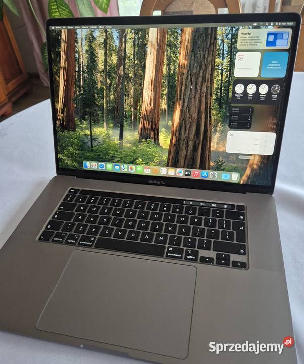 Laptop Apple MacBook Pro 16 2019 i9 8rdzeniowy Turobin