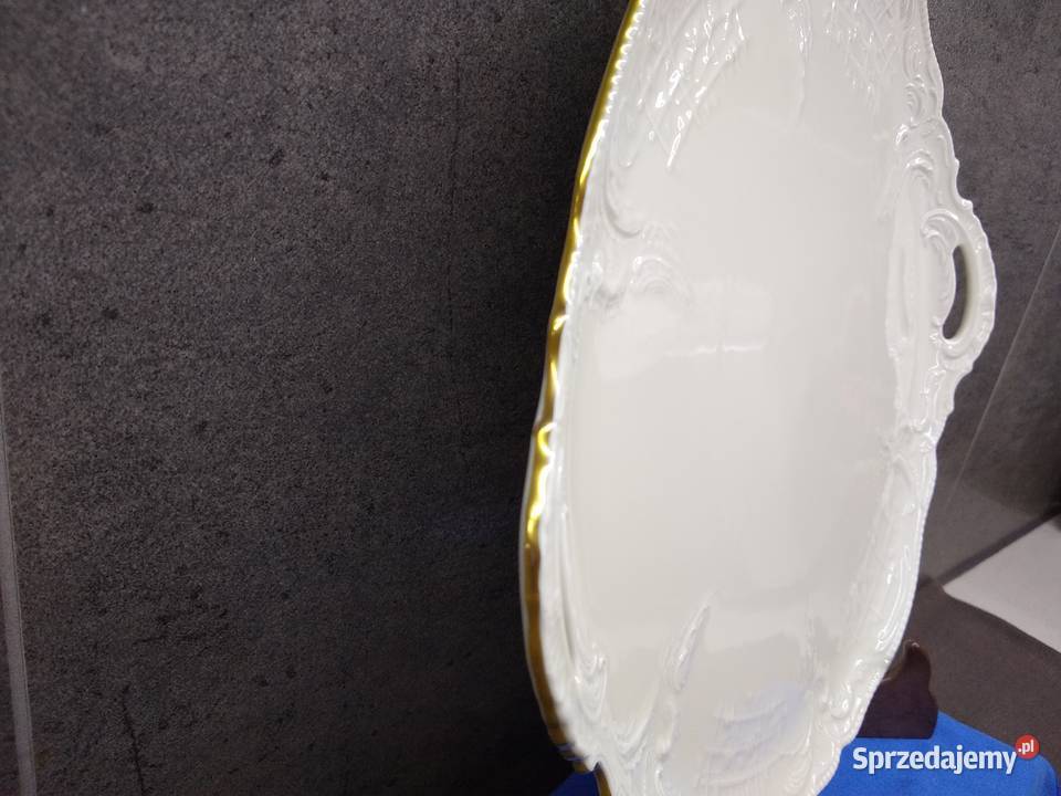 Rosenthal Sanssouci Gold tortownica 35 Porcelana i szkło Kalisz sprzedam