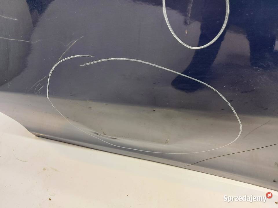 TESLA MODEL Y 2024r DRZWI LEWY TYŁ NIEBIESKI