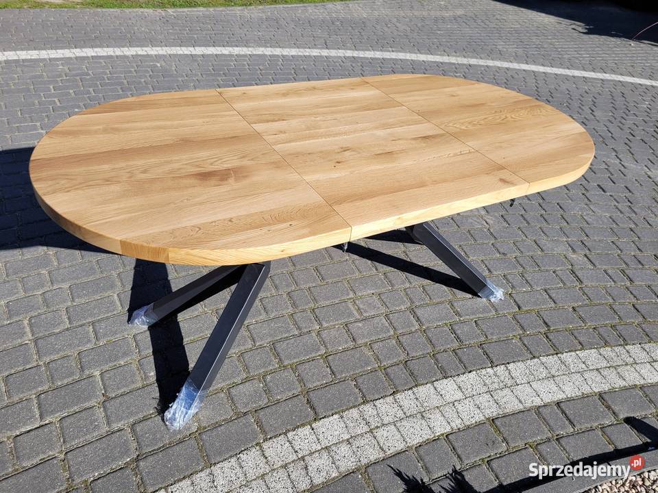 Stół owalny rozkładany Piece