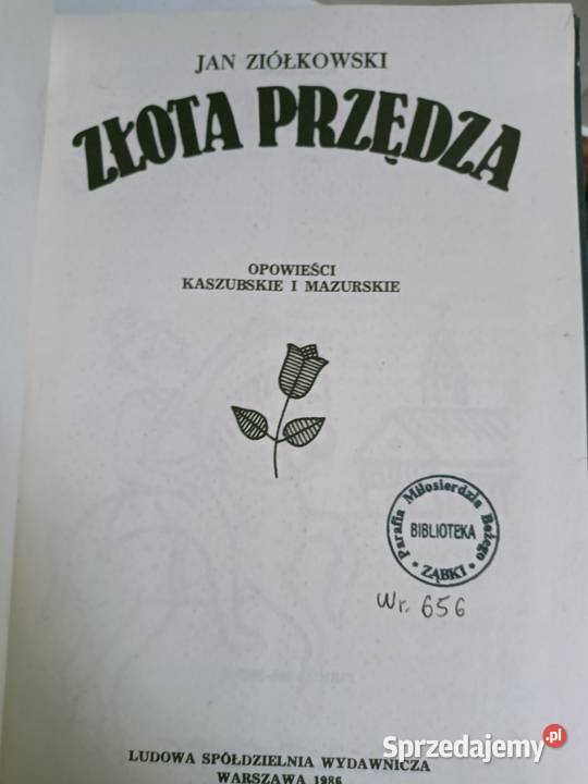 Złota przędza bajki kaszubskie książki Książki dla dzieci Warszawa sprzedam