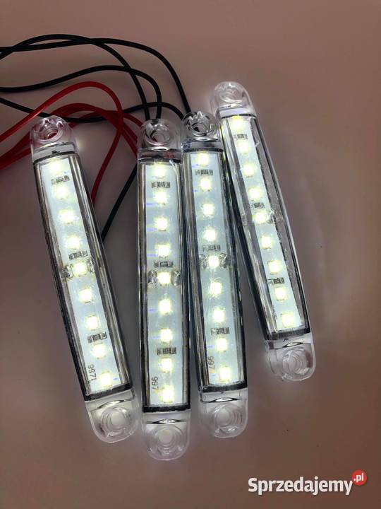 Lampa obrysowa OBRYSÓWKI LED biały 12 sztuk Pomiechówek