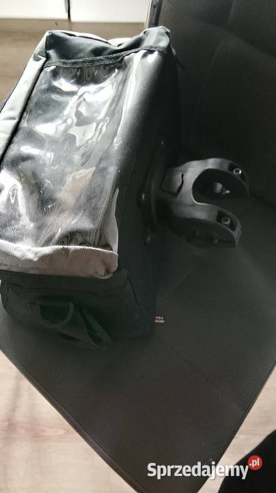 Torba sakwa na rower Półwiosek Lubstowski