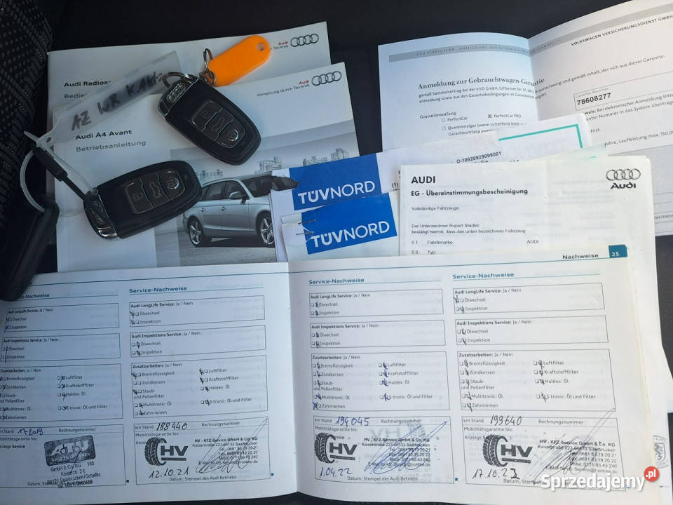 Audi A4 20CR TDi Ładna Common rail z Niemiec B8 VAT marża A4 Olsztyn sprzedam
