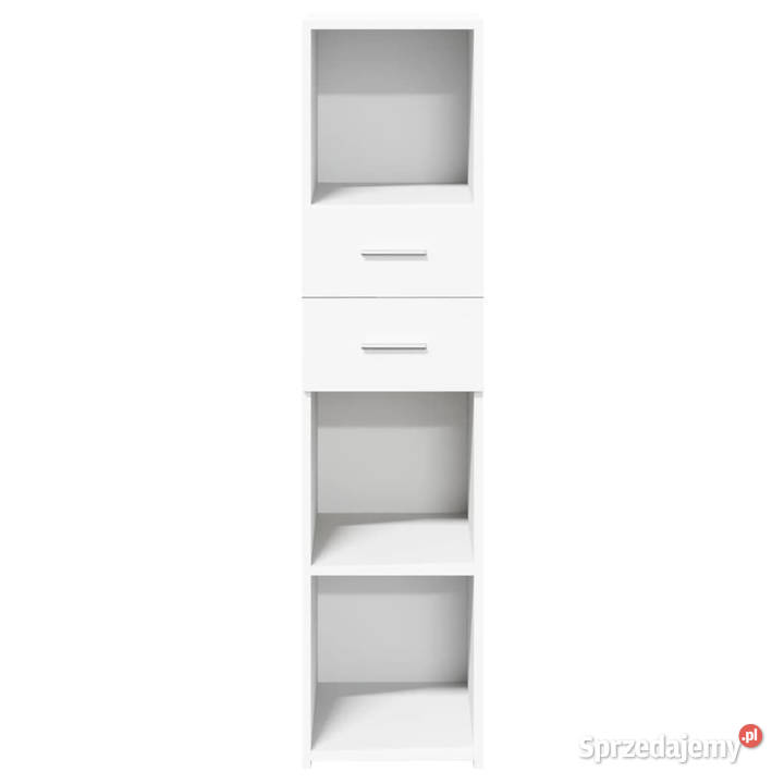 Wysoka szafka biała 30x425x124 materiał mazowieckie Warszawa sprzedam