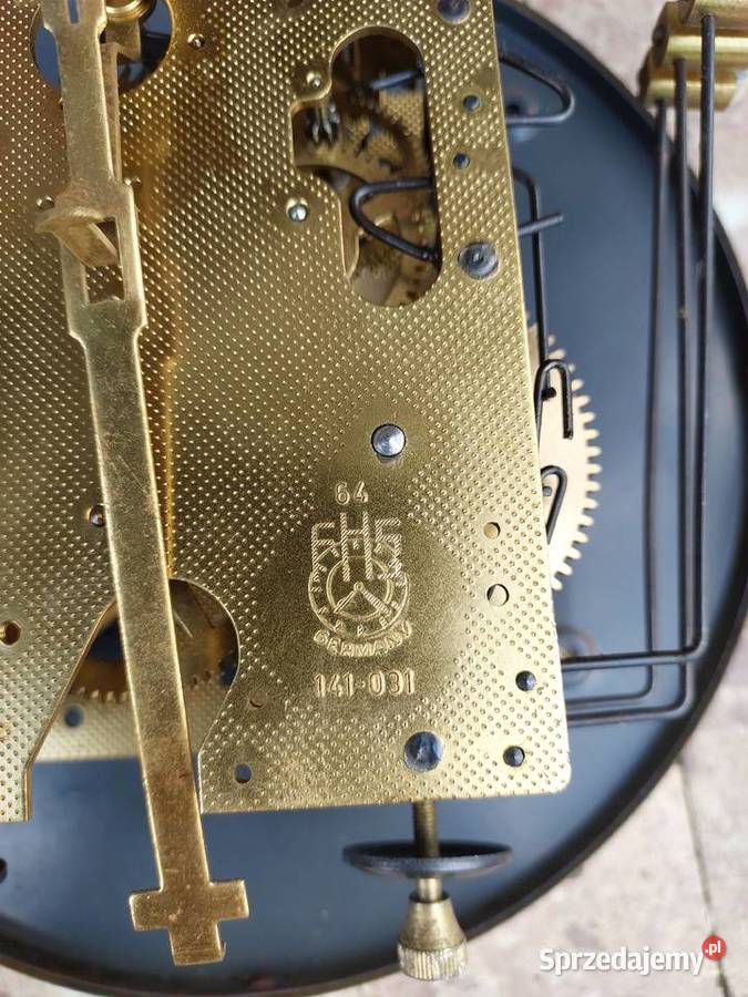 Stary zegar ścienny FHS Hermle 64r mały ładny Tczew sprzedam