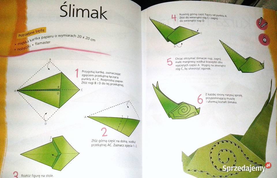 Origami Zginaj składaj baw się Maryse Six Chełm