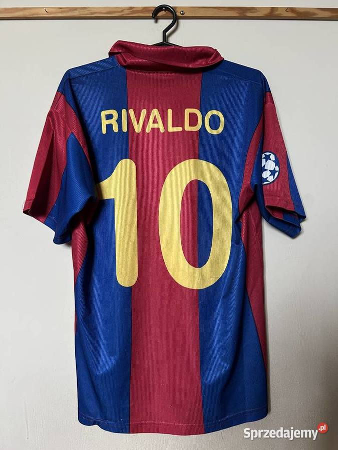Vintage FC BARCELONA 1998 1999 10 RIVALDO L Wrocław