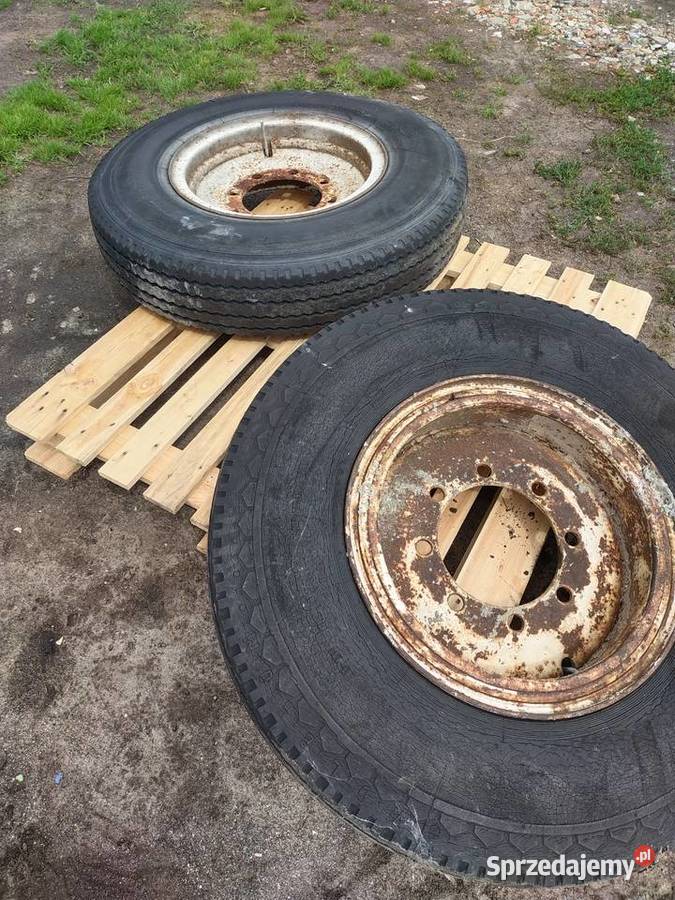 Koła przyczepy autosan 6t Opony rolnicze wielkopolskie Zamysłowo