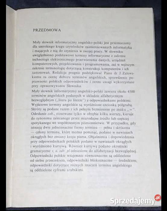 Mały słownik informatyczny angielsko polski H miękka Chełm