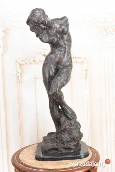 Giga Akt Ewa Posąg Kobiety Sygn Figura z Brązu W małopolskie