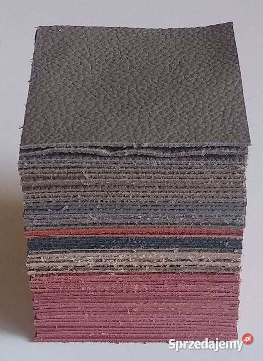 Skóra Kwadrat 6 x 6 50 sztuk Licowa Włoska Mix pomorskie