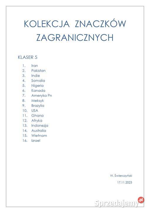 Sprzedam historyczne ZAGRANICZNE znaczki Staroźreby