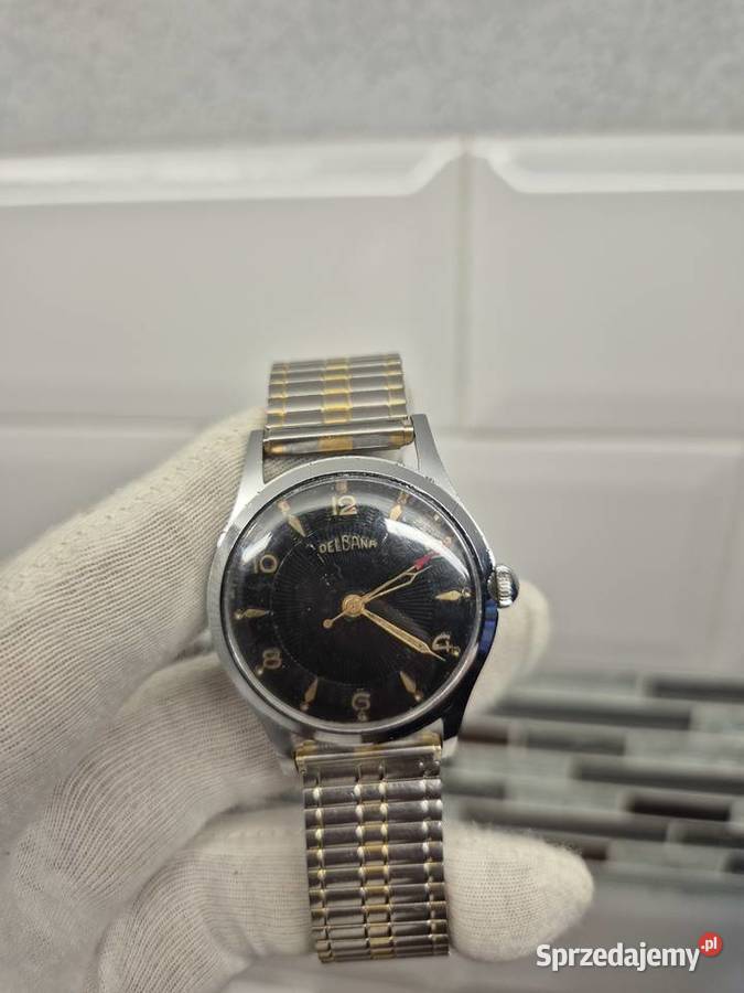 Zegarek vintage Delbana tzw murzynek Chorzów