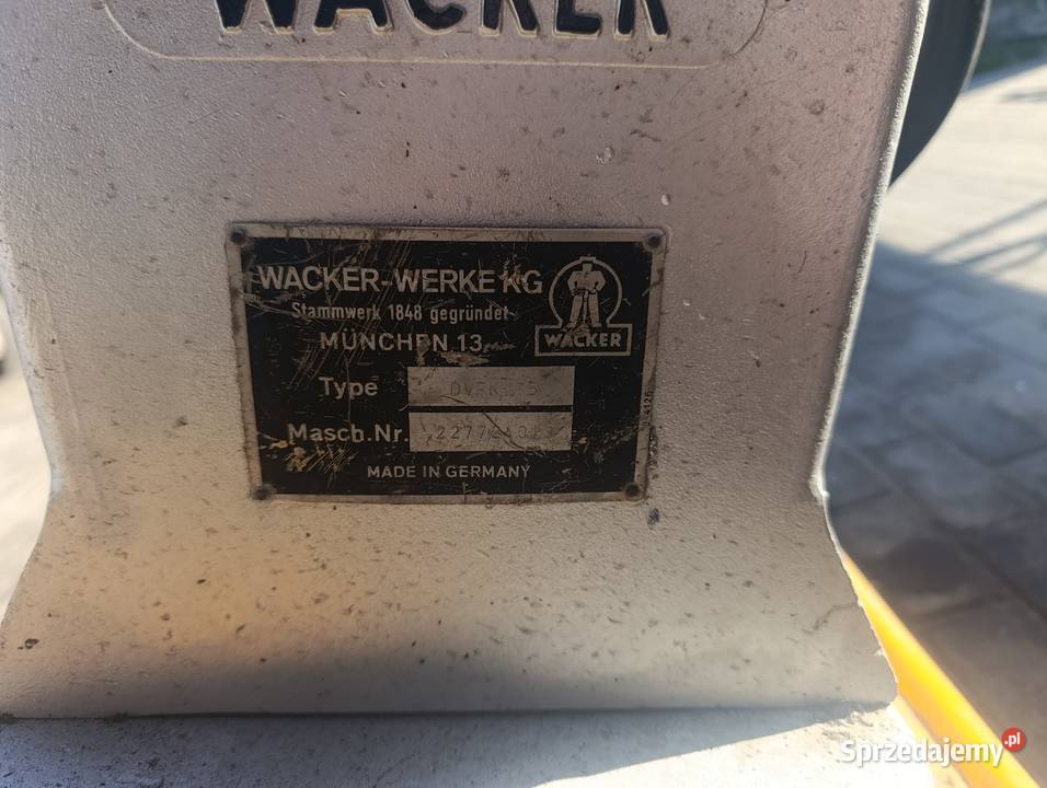 Wacker DVPN75 Zageszczarka z Niemiec Osiek