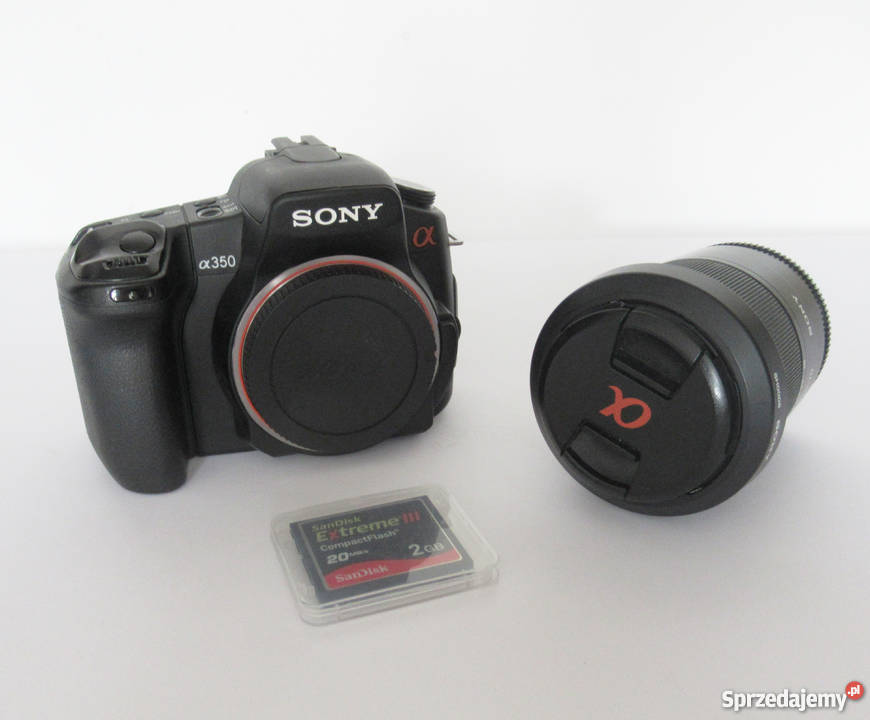 SONY ALFA ALPHA 350 DSLRA350 lustrzanka ZESTAW Warszawa