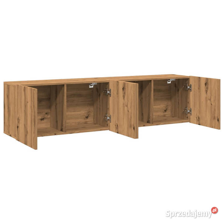 Ścienne szafki TV 2 dąb artisian 80x30x41 Warszawa sprzedam