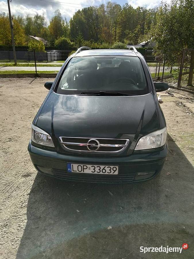 Opel Zafira 18 B gaz 7 osobowy van