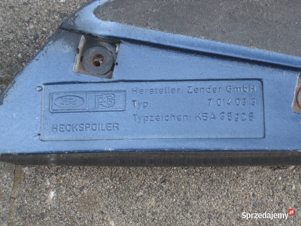 ford scorpio mk1 RS 8591r spoiler klapy