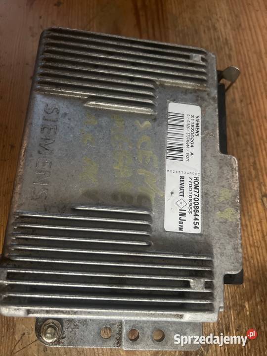 Komputer silnika renault 7700864454 osobowe Margonin