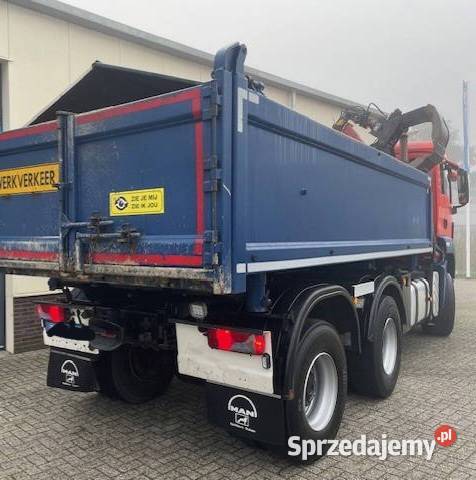 TGS WYWROTKA 6x6 z dzwigiem Warszawa