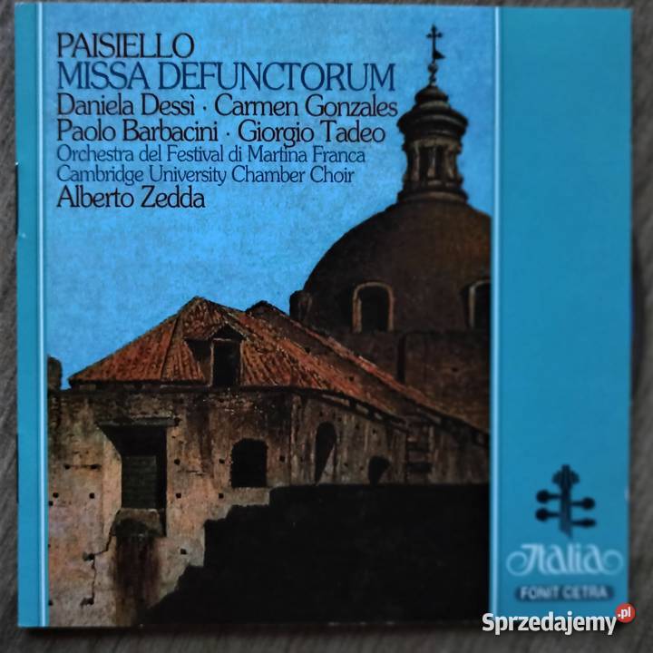 G Paisiello Missa Defunctorum CD Płyty i kasety małopolskie sprzedam