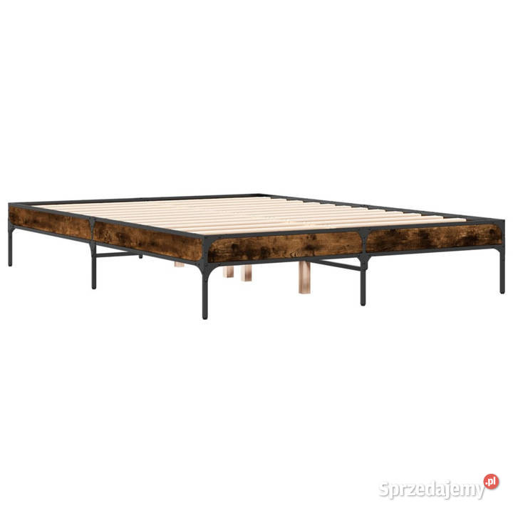 Rama łóżka przydymiony dąb 120x200 WM845023 mazowieckie Warszawa