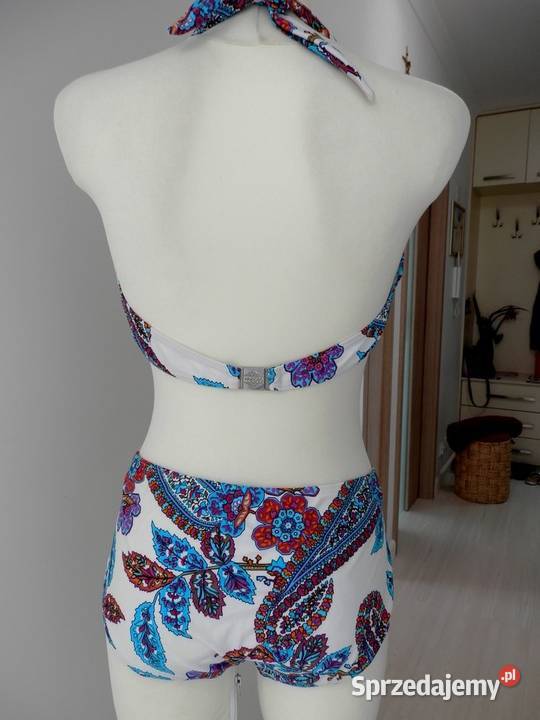 Strój Kąpielowy Dwuczęściowy Bikini z Fiszbinami