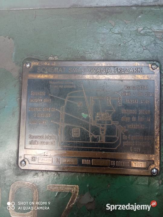 Frezarka uniwersalna FWA 41 M 41997 Kraków