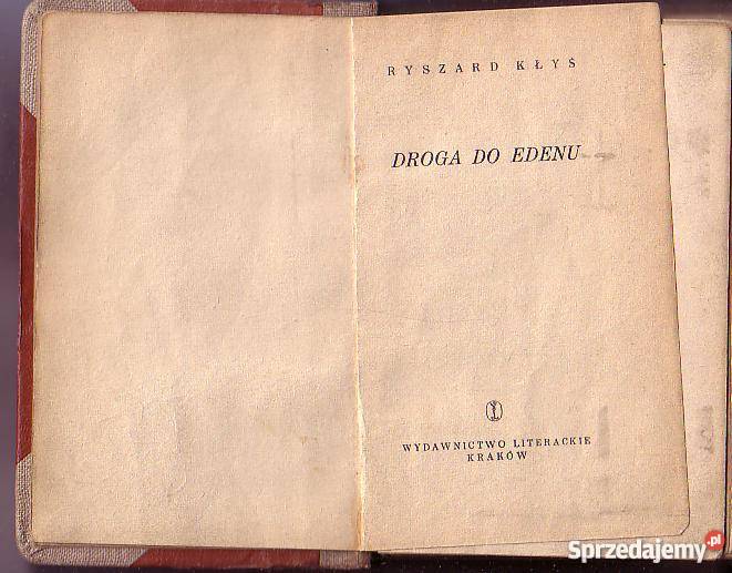 9562 DROGA DO EDENU RYSZARD KŁYŚ