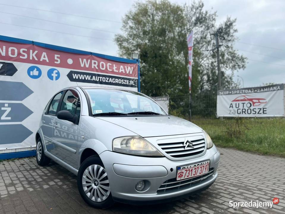 Citroen C3 14 HDIExclusive5 drzwiCzujniki Rok produkcji 2003 dolnośląskie