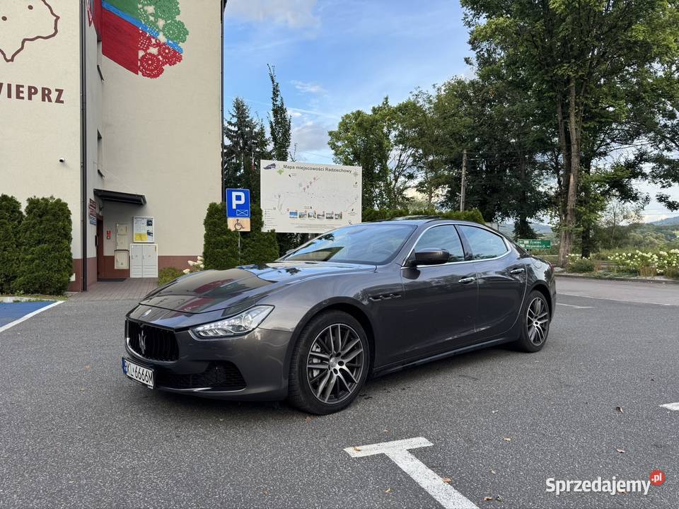 Maseratti Ghibli lift 2017 30 v6 piękny bluetooth Radziechowy