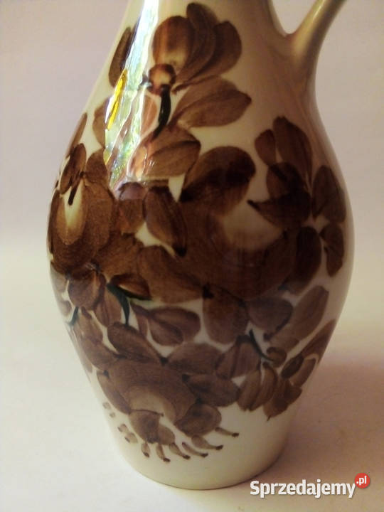 wazon dzbanek fajans Koło vintage PRL Wazony