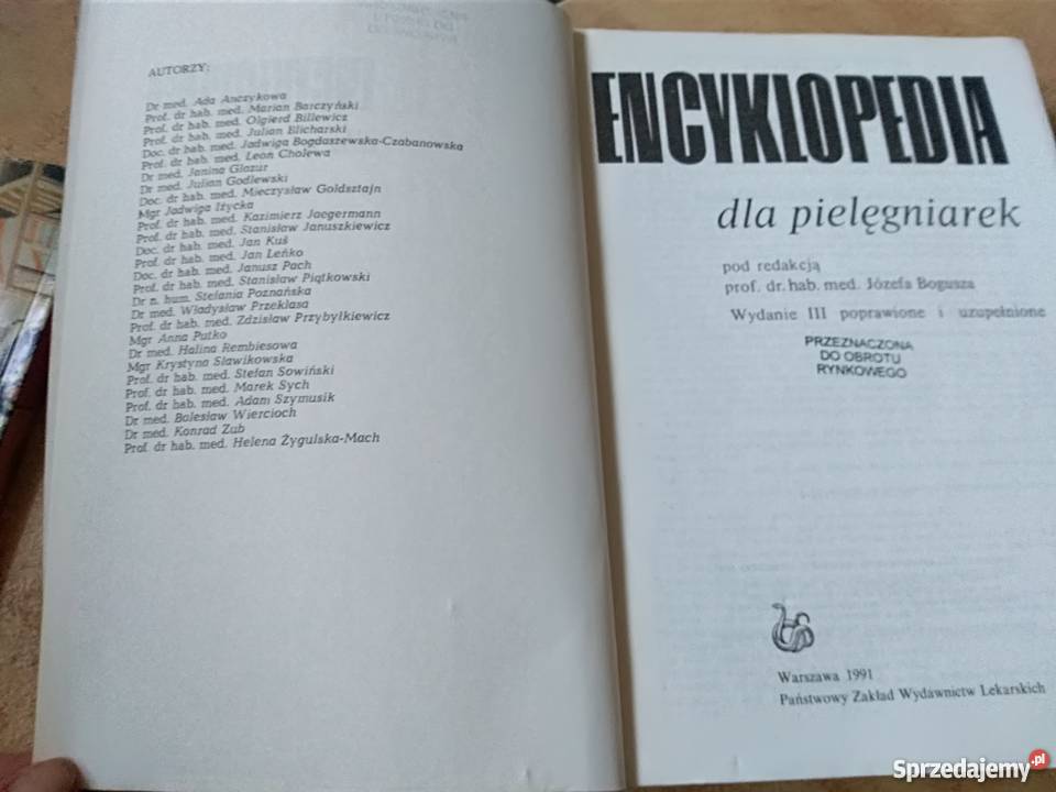 Encyklopedia pielęgniarek Bogusz Oborniki Śląskie