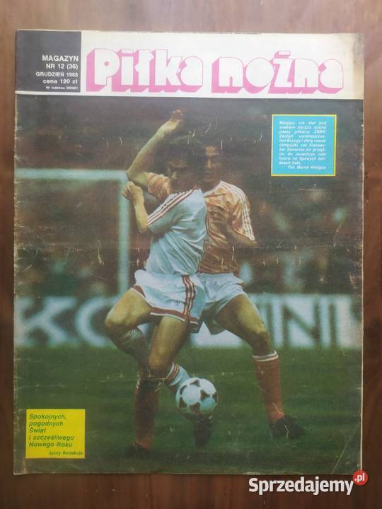 Piłka Nożna Magazyn rocznik 1988 kompletny Łódź