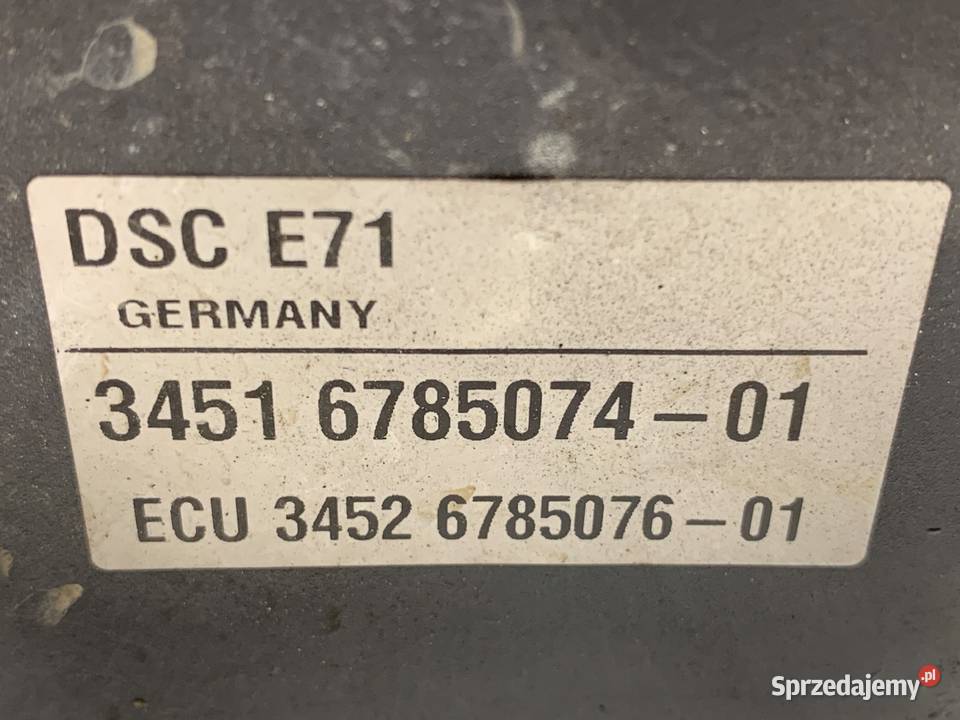 POMPA ABS BMW E71 6785074 30 245 0714 podkarpackie sprzedam