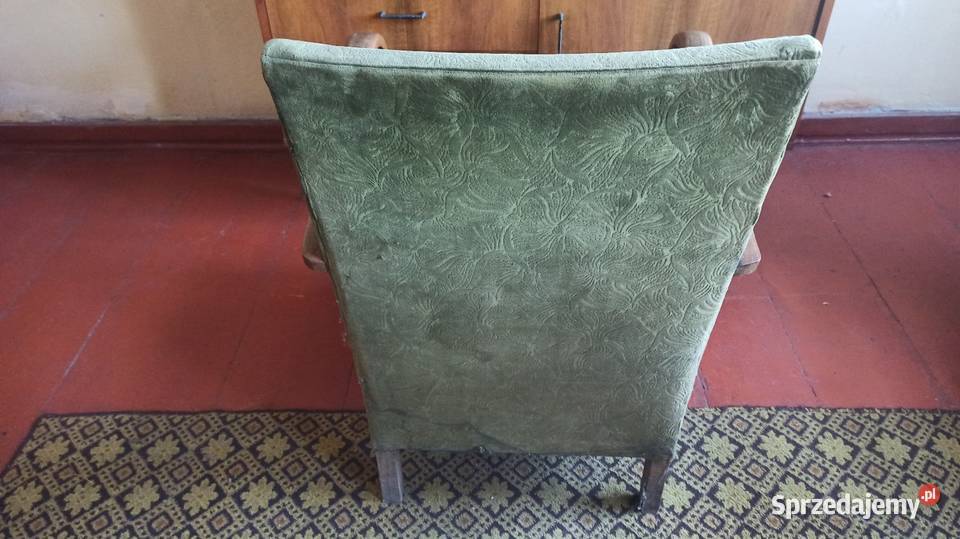 Dwa retro fotele w stylu Art Deco Fotele