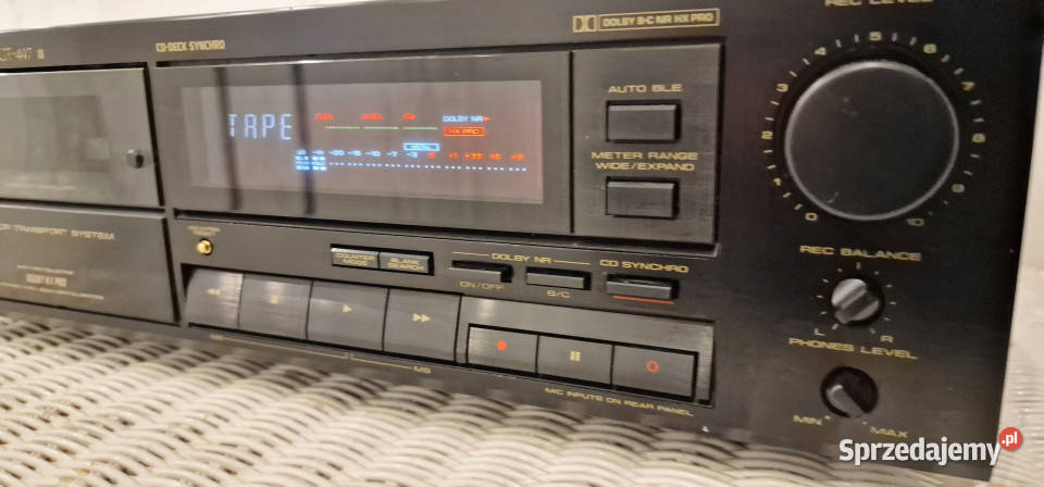 Magnetofon Pioneer CT447 casette deck Międzychód