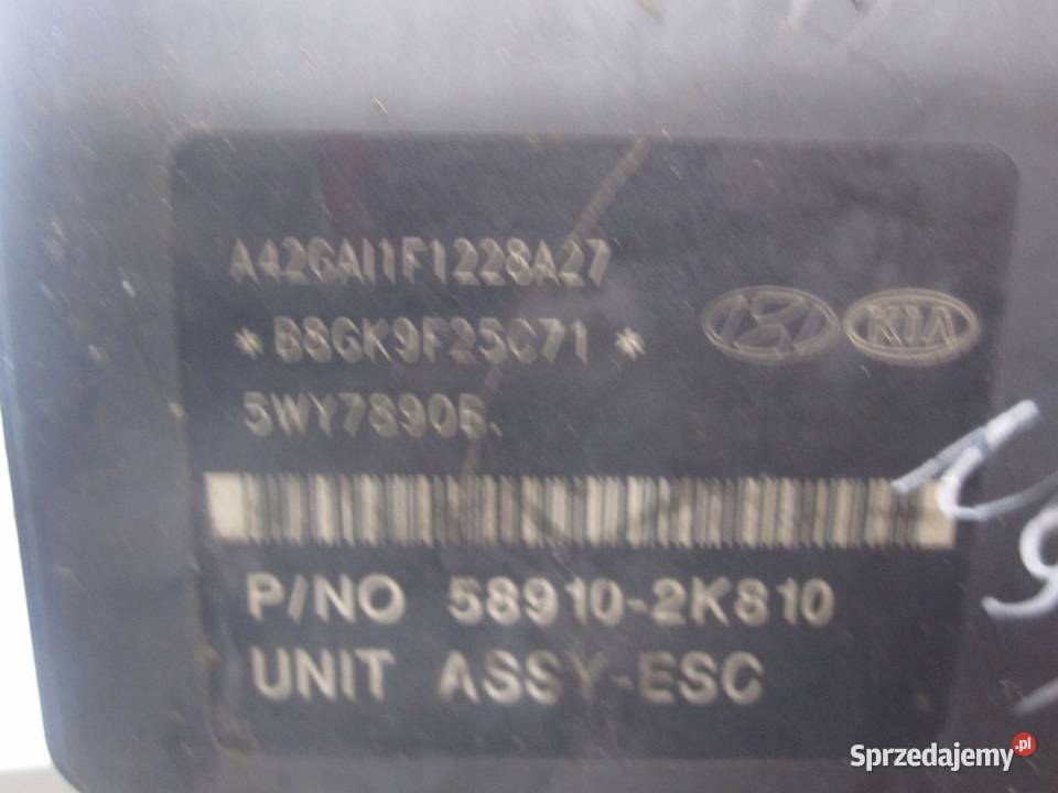 KIA SOUL 09r pompa ABS 589102K810 Kielce