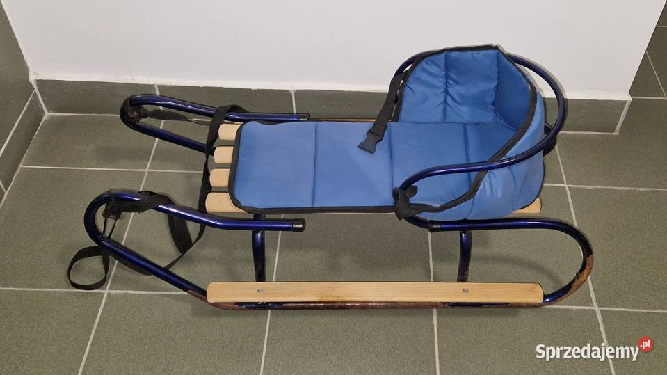 Sanki dziecka z oparciem materacykiem i Warszawa