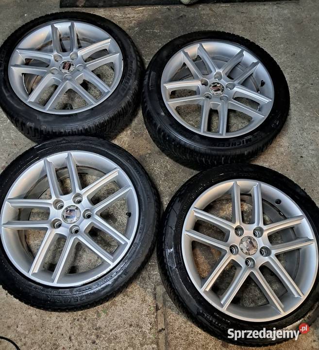 Alufelgi 17 5x112 Vw Seat Skoda Audi aluminiowe kujawsko-pomorskie Żnin sprzedam