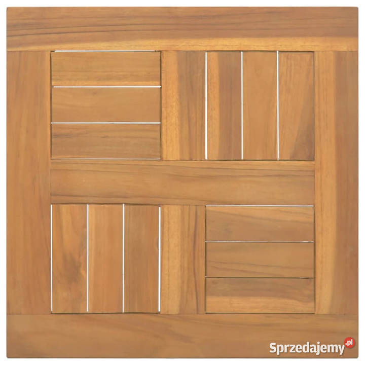 Kwadratowy blat do stolika 40x40x25 lite drewno